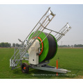 fertilizing and water hose reel irrigator